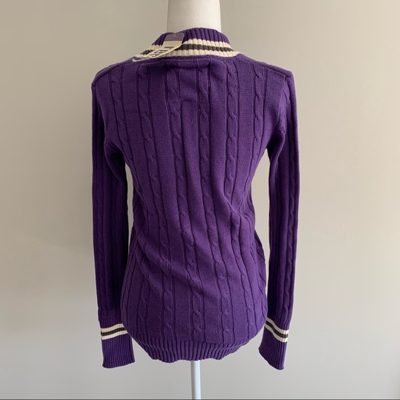 Renu Bruzer her varsity vee sweater - Picture 4 of 12